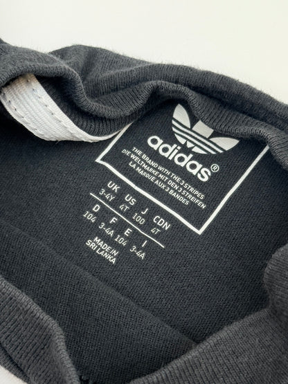 Adidas Originals Trefoil Black Tee 4T