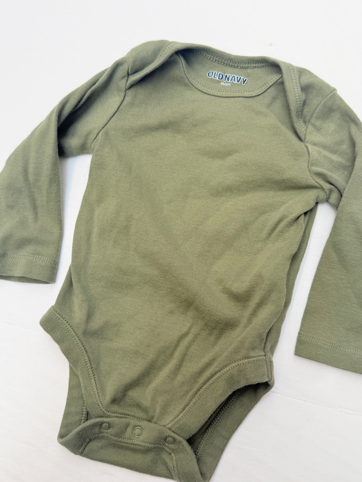 Old Navy Olive Green Bodysuit 3-6M