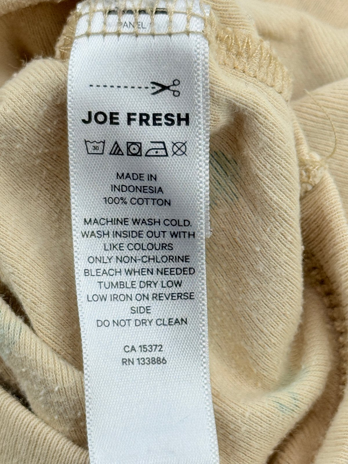 Joe Fresh Carrot Print Bodysuit 12-18M
