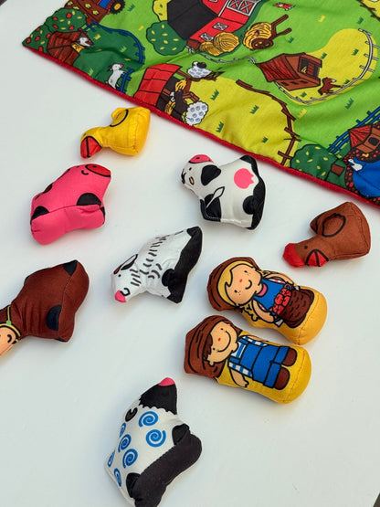 Melissa & Doug K's Kids Rattle Farm Play Set