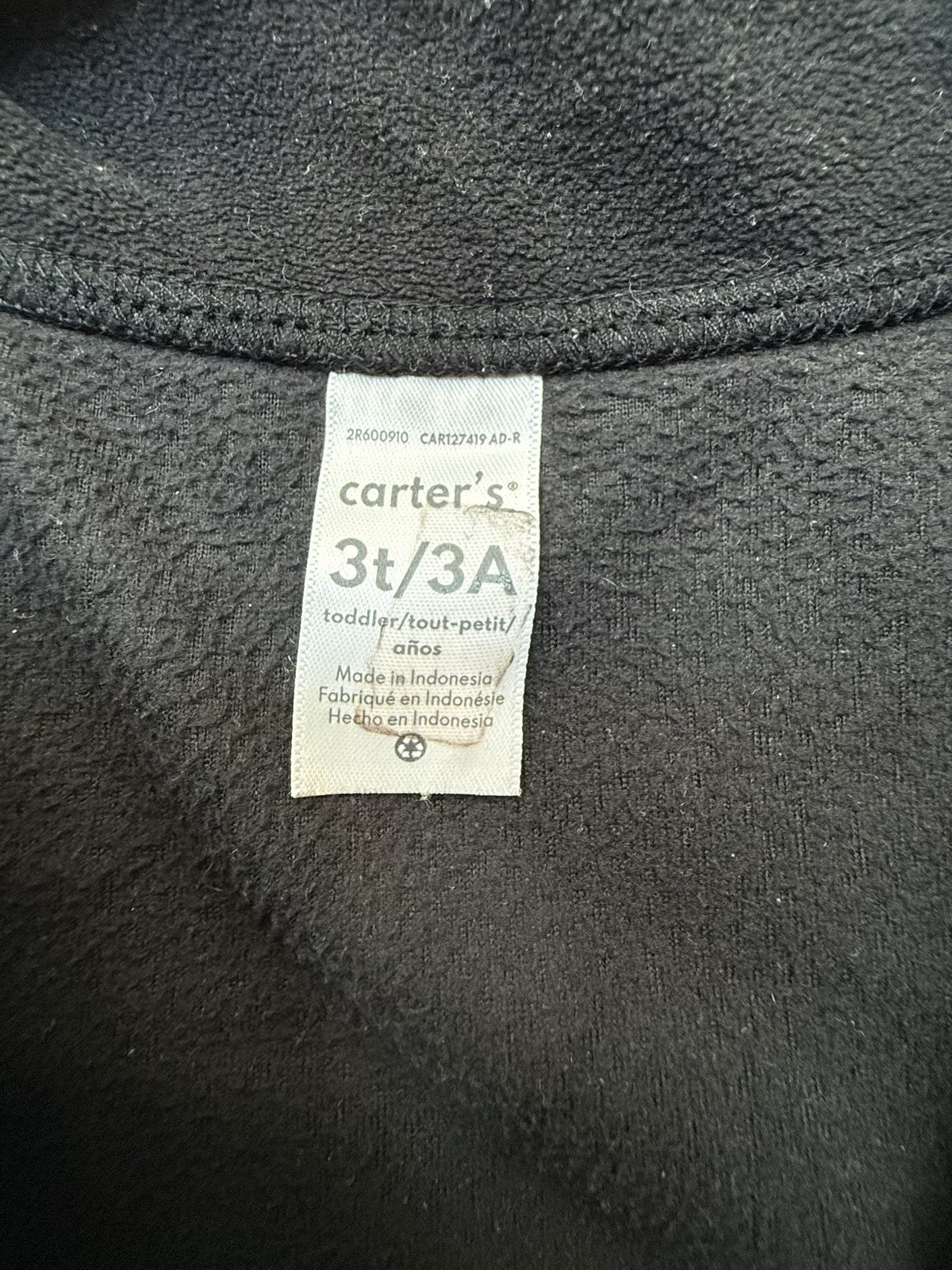 Carter's Fleece Zip Jacket 3T