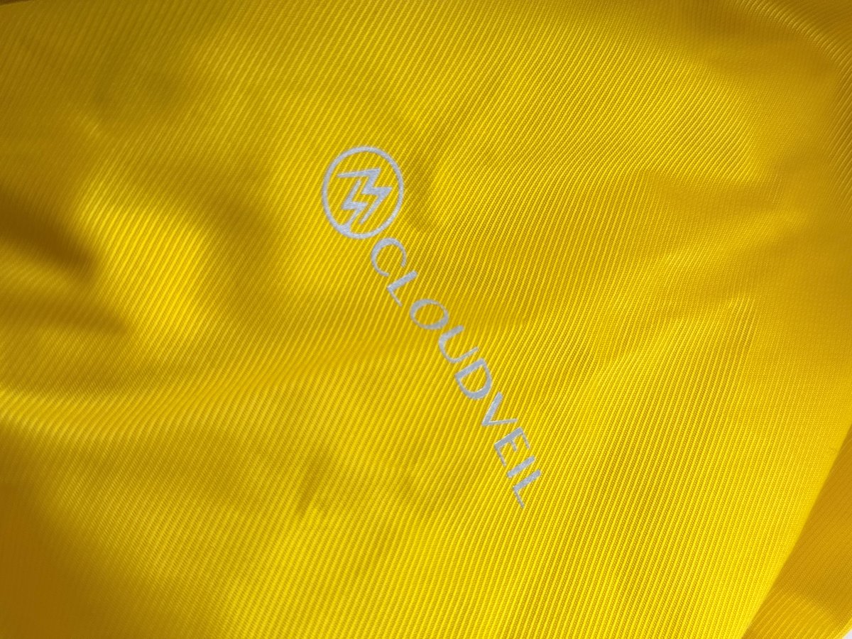 Cloudveil Yellow Hooded Snowsuit Size 2T