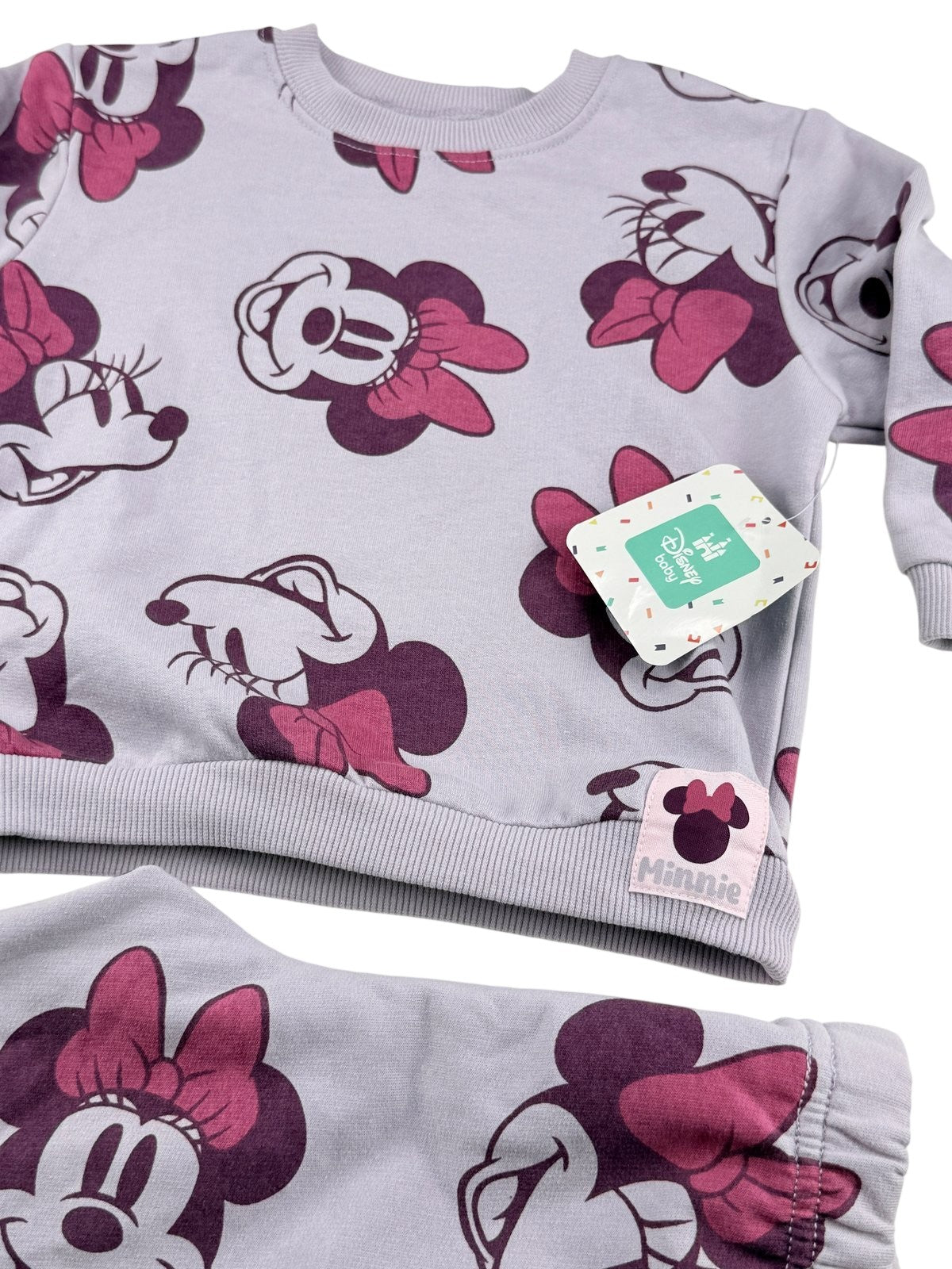 NWT - Disney Baby Minnie Mouse Sweatshirt Set 12-18M