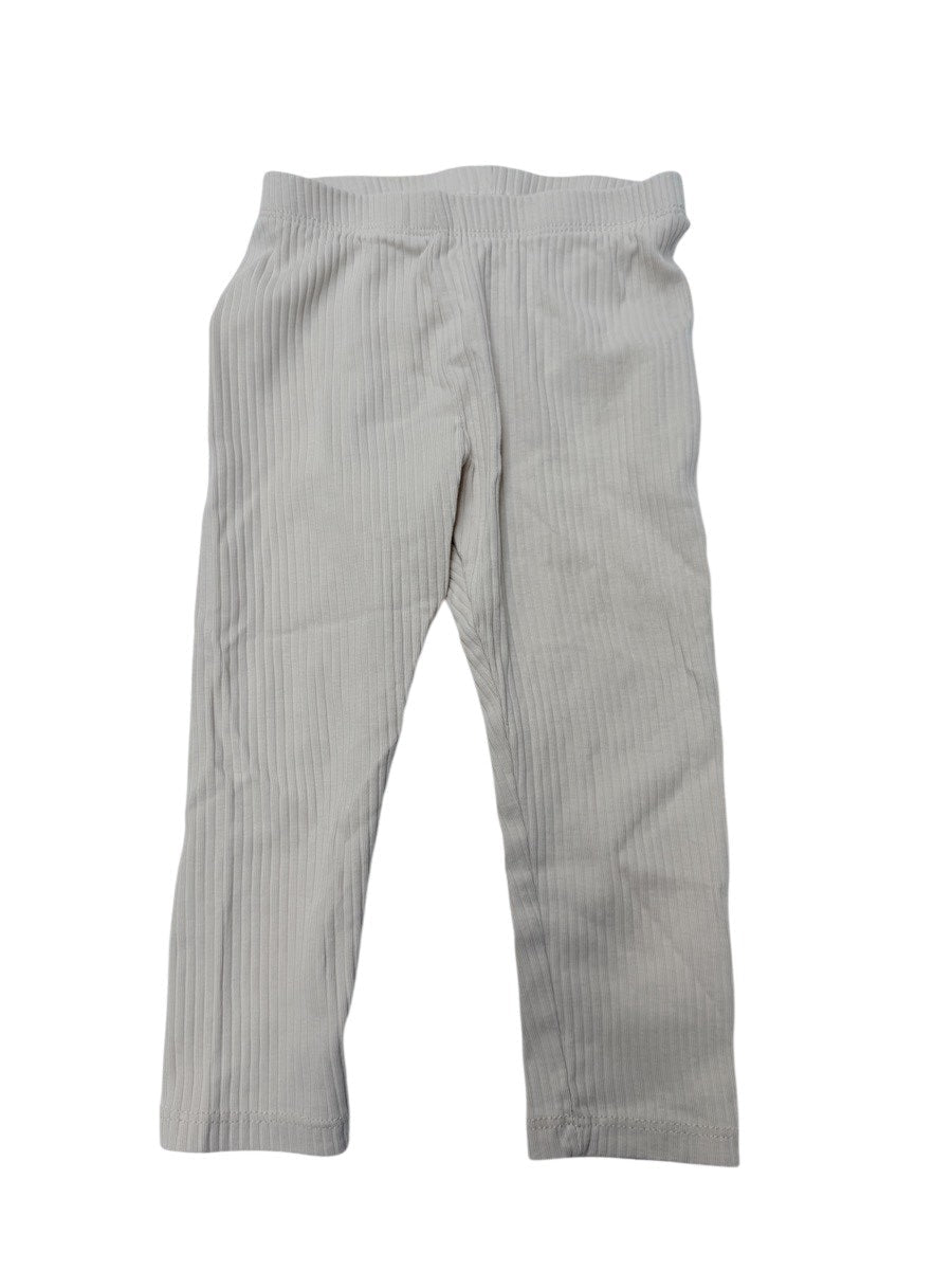 H&M Organic Cotton Ribbed Leggings 2T