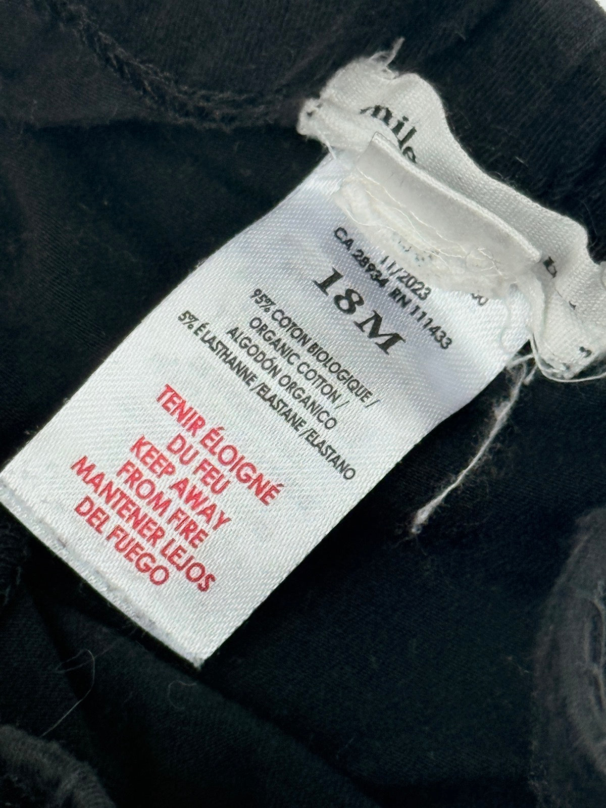 Miles the Label Black Leggings 18M