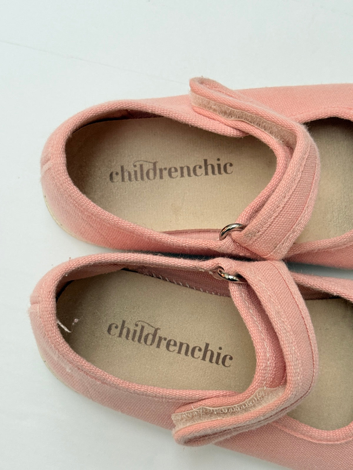 Childrenchic Pink Canvas Mary Jane Shoes Size 11