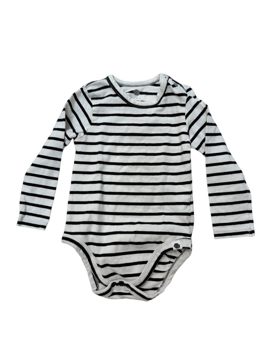 Rise Little Earthling Striped Bodysuit 12-18M