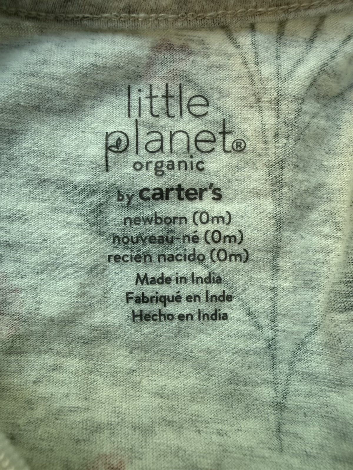 Little Planet Organic Floral Sleeper Newborn