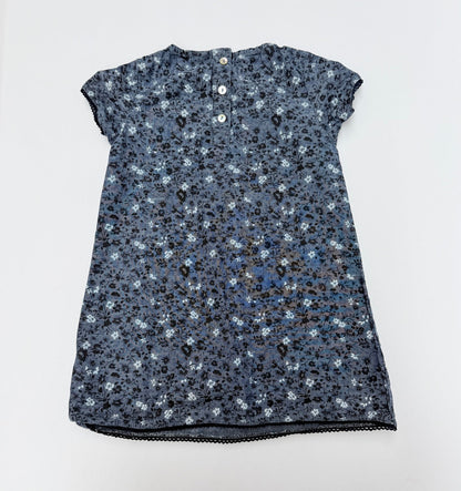Ferrioni Floral Chambray Dress Size 2A