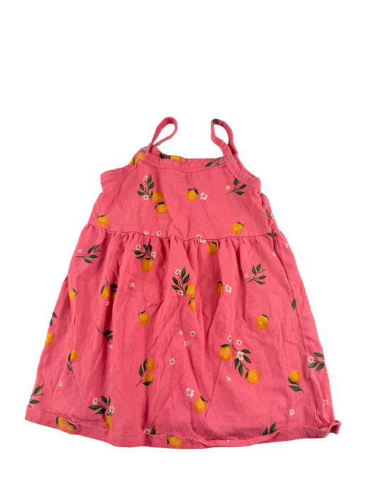 Old Navy Pink Orange Print Dress 18-24M