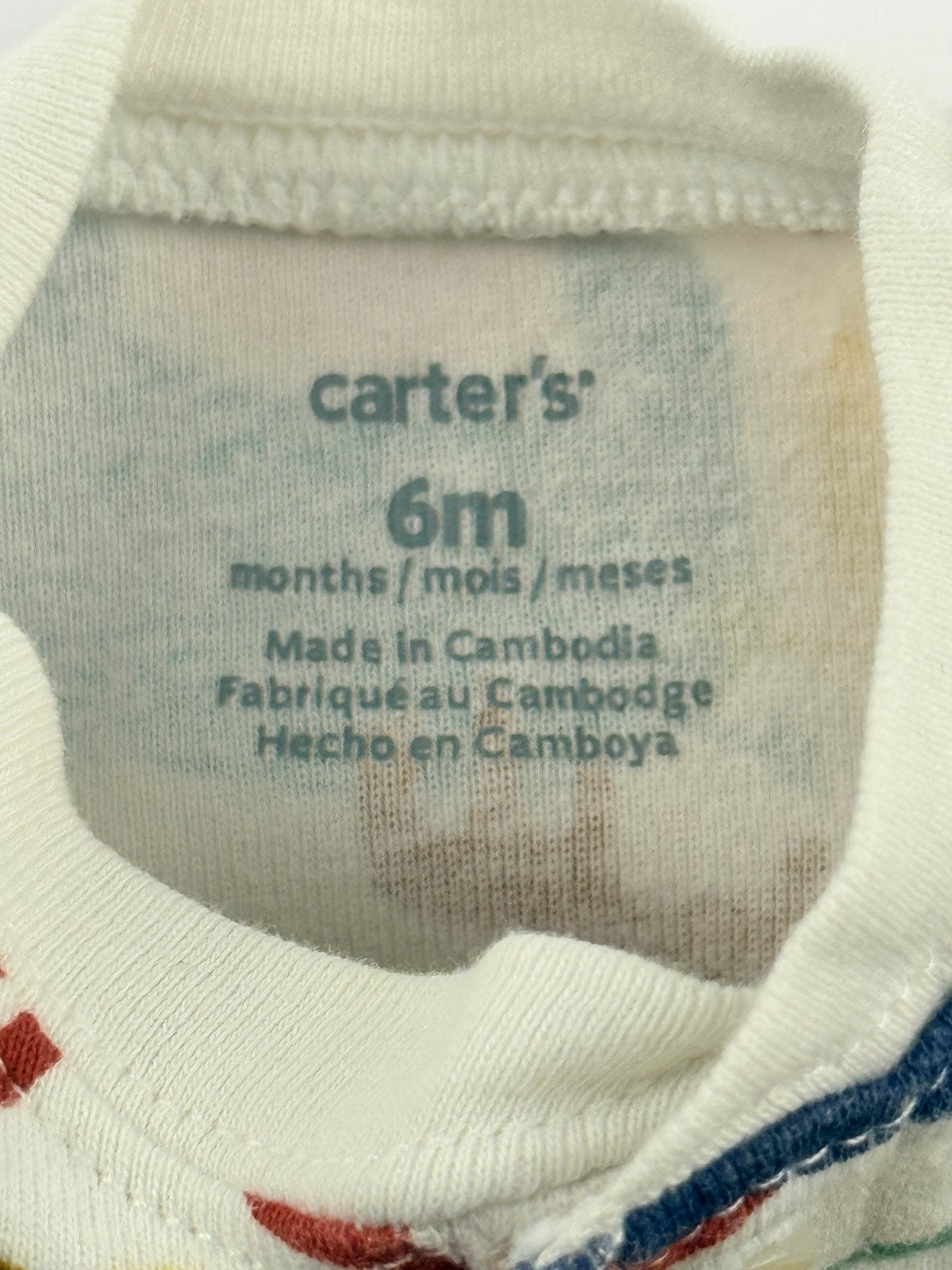 Carter's Animal Print Bodysuit 6M