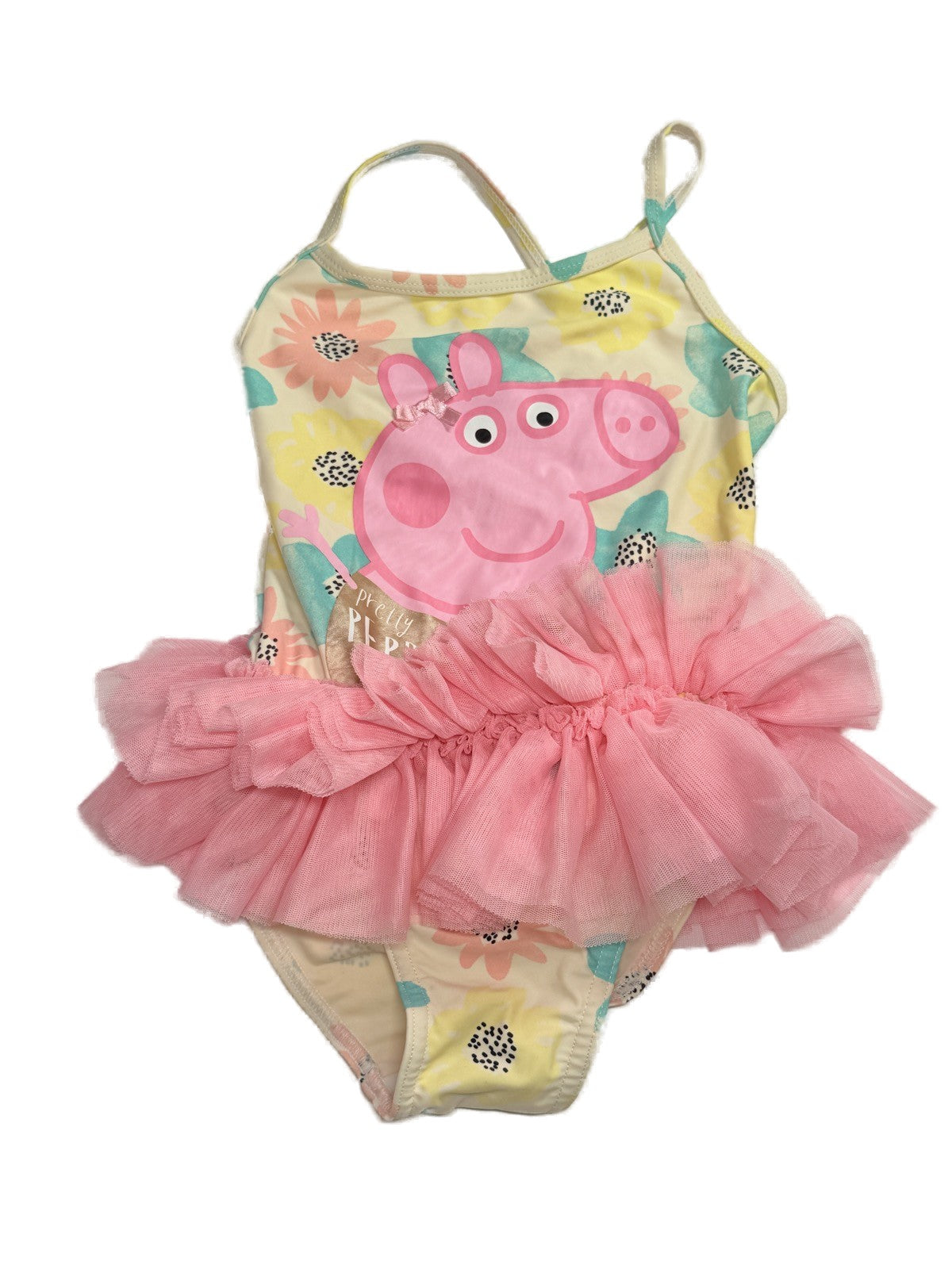 Peppa Pig Tutu One-Piece Swimsuit Size 4-5