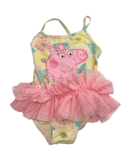 Peppa Pig Tutu One-Piece Swimsuit Size 4-5