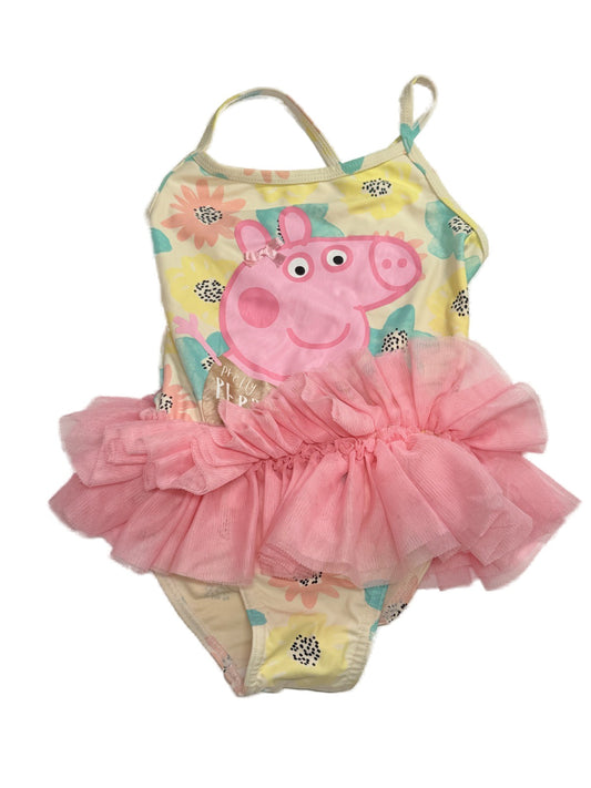 Peppa Pig Tutu One-Piece Swimsuit Size 4-5