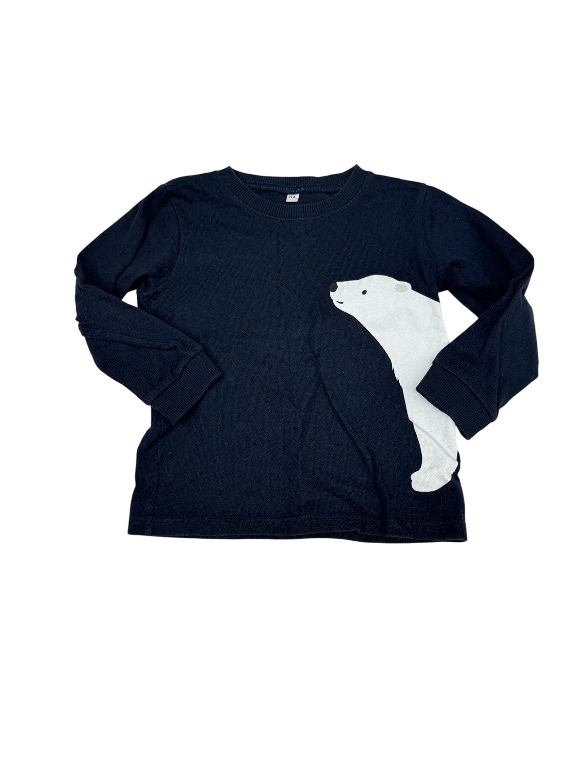 Unknown Navy Polar Bear Sweatshirt Size 4-5Y