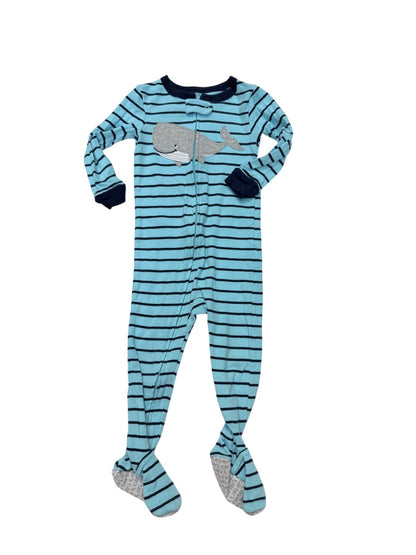Carter's Whale Striped Footed Sleeper 18m