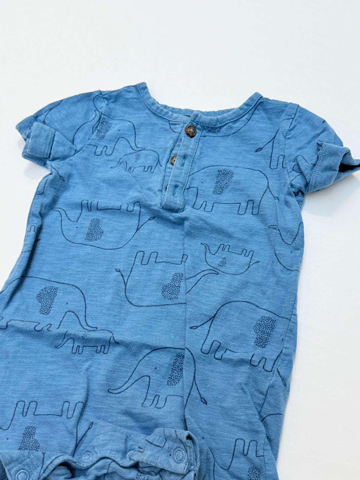 Just One You Carter's Elephant Romper 12M