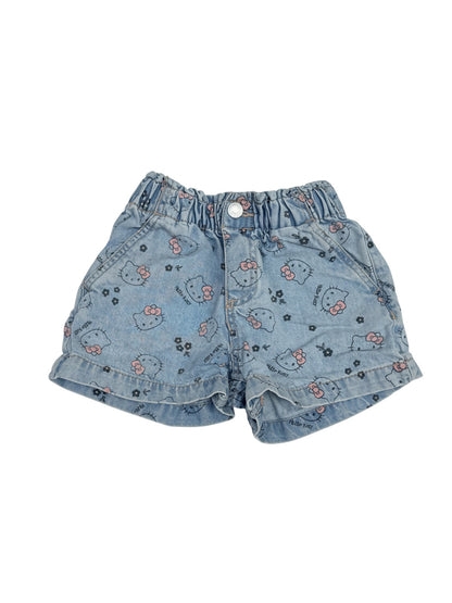 H&M Hello Kitty Denim Shorts 4-5Y