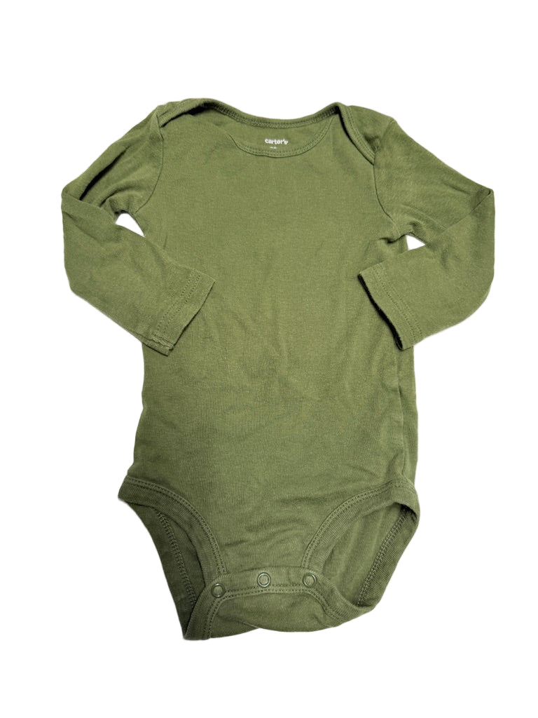 Carter's 12m Olive Green Onesie