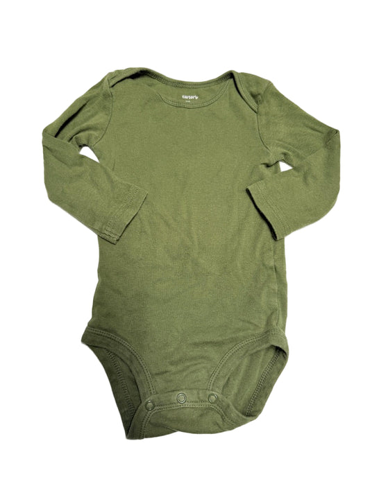 Carter's 12m Olive Green Onesie