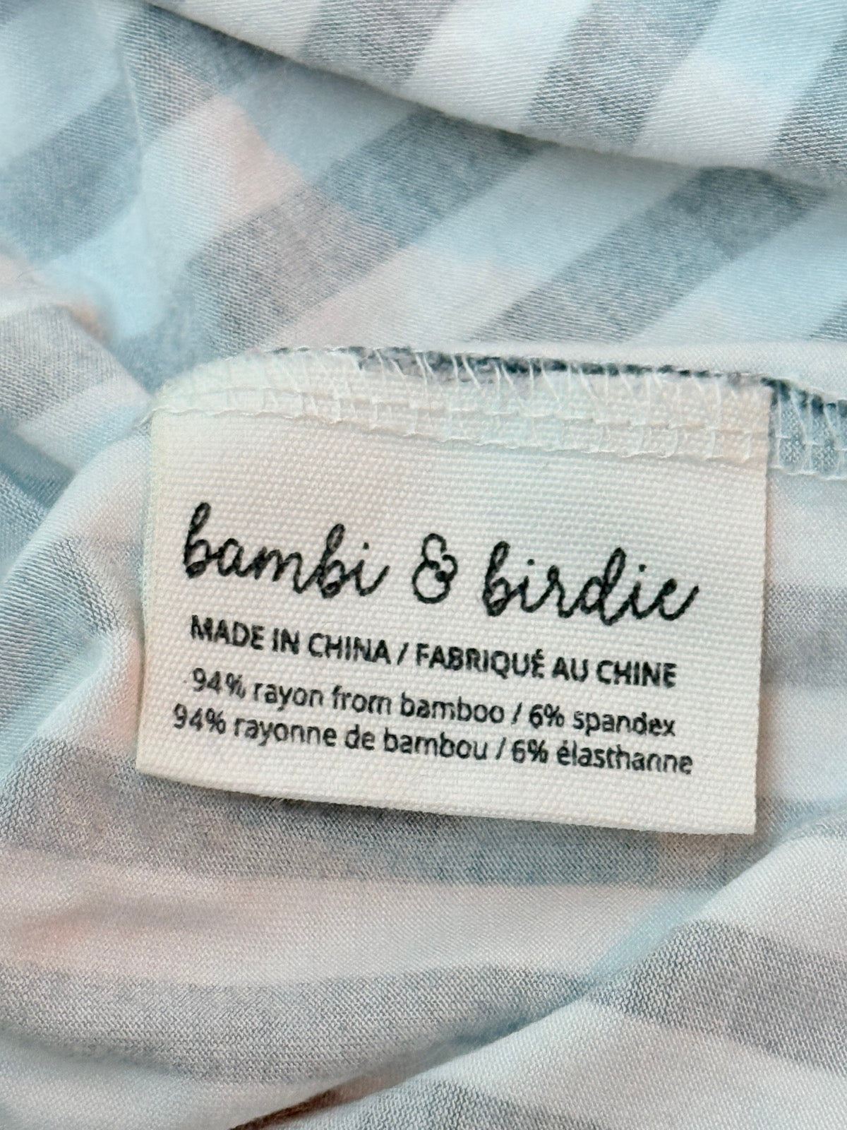 Bambi & Birdie Striped Pajama Set 13/14