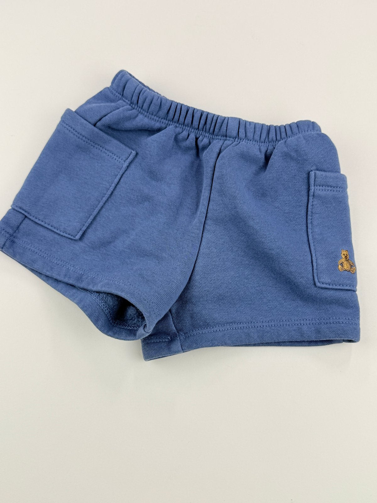 baby Gap Blue Fleece Shorts 3-6M