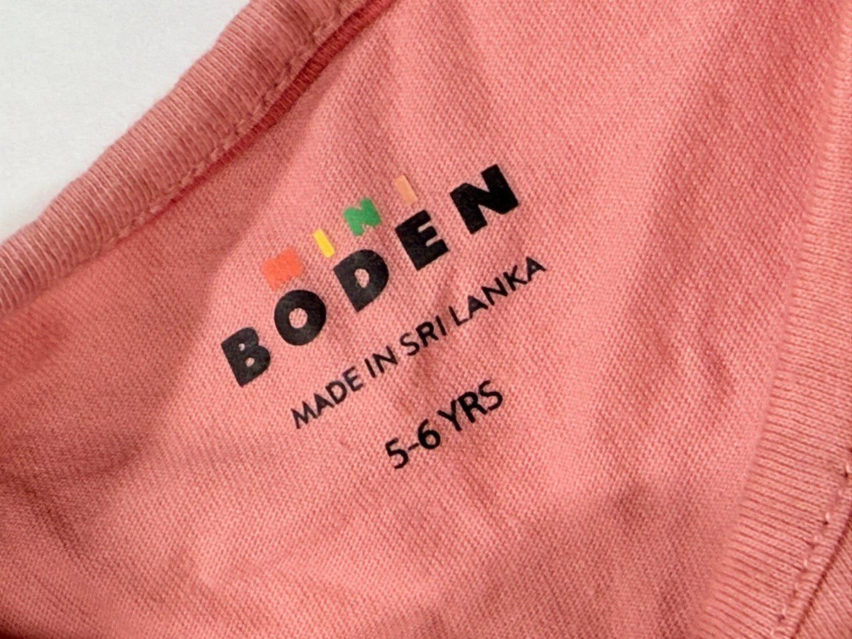 Mini Boden Bunny Balloon Long Sleeve Top 5-6Y