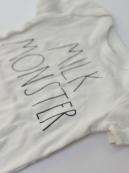 Rae Dunn Milk Monster Bodysuit 6-9M
