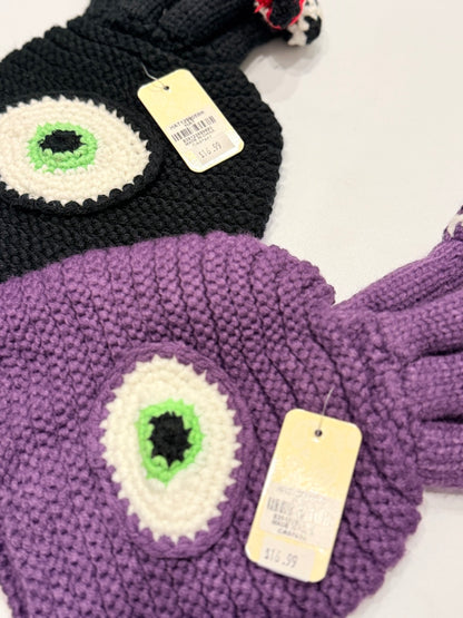 NWT - Cherie Bliss Monster Eyeball Knit Hats Sold Separately 1-3Y