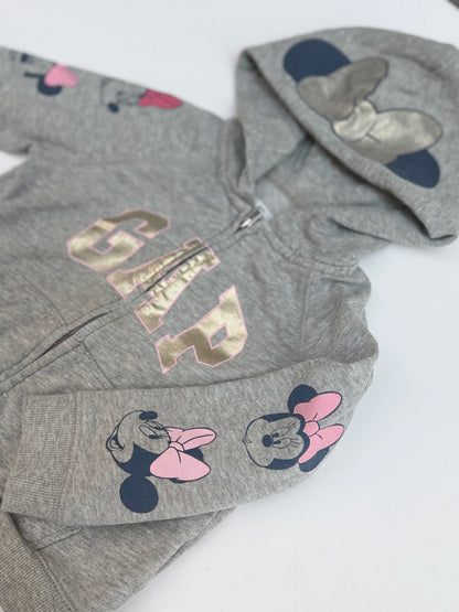 Baby GAP Disney Minnie Mouse Zip Hoodie 2T