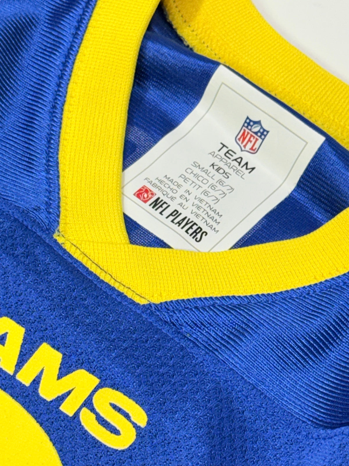 NFL Team Apparel Rams Stafford #9 Jersey Kids Small