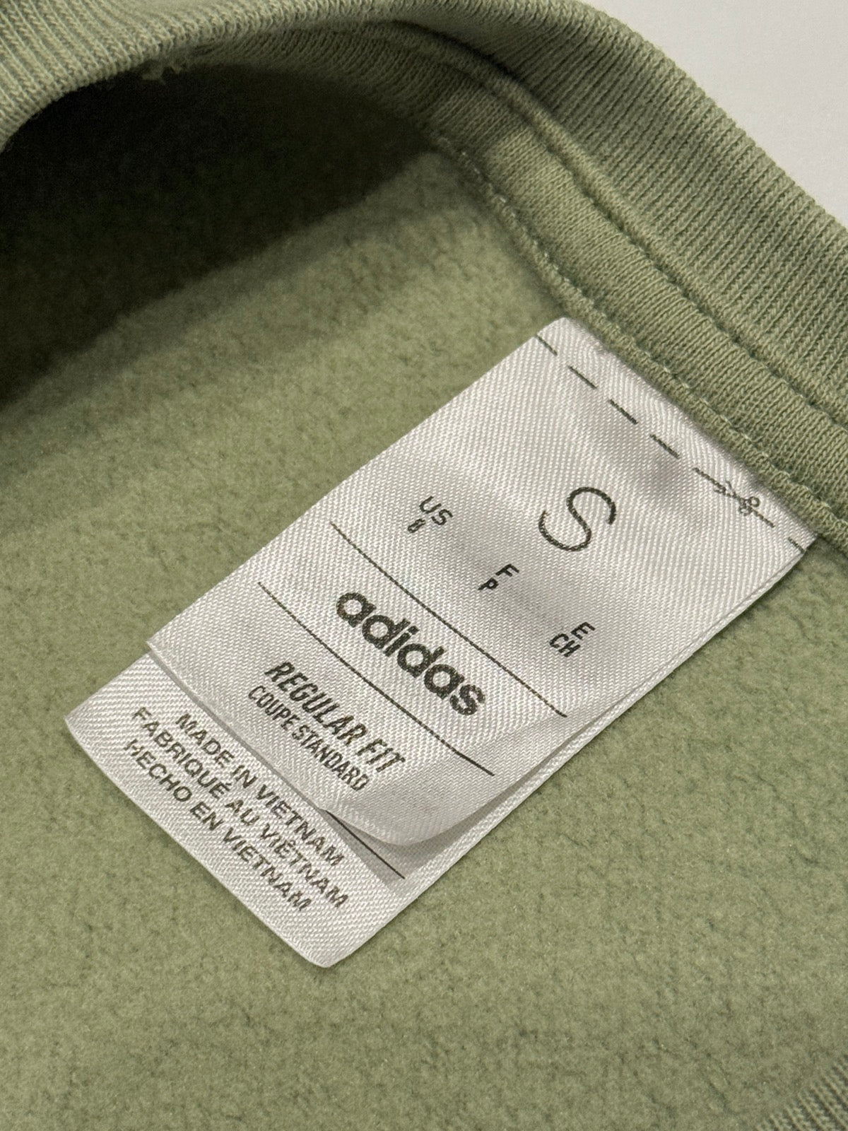 Adidas 3-Stripe Crewneck Sweatshirt Size 8Y