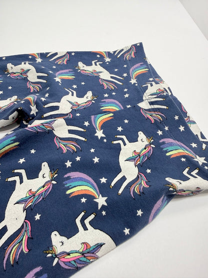 Next Navy Unicorn Rainbow Leggings 3yrs