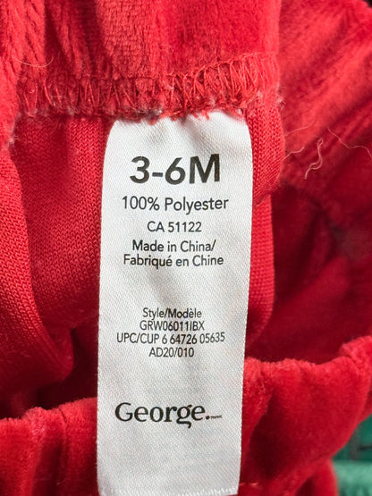 George Baby Elf Velour Set 3-6M