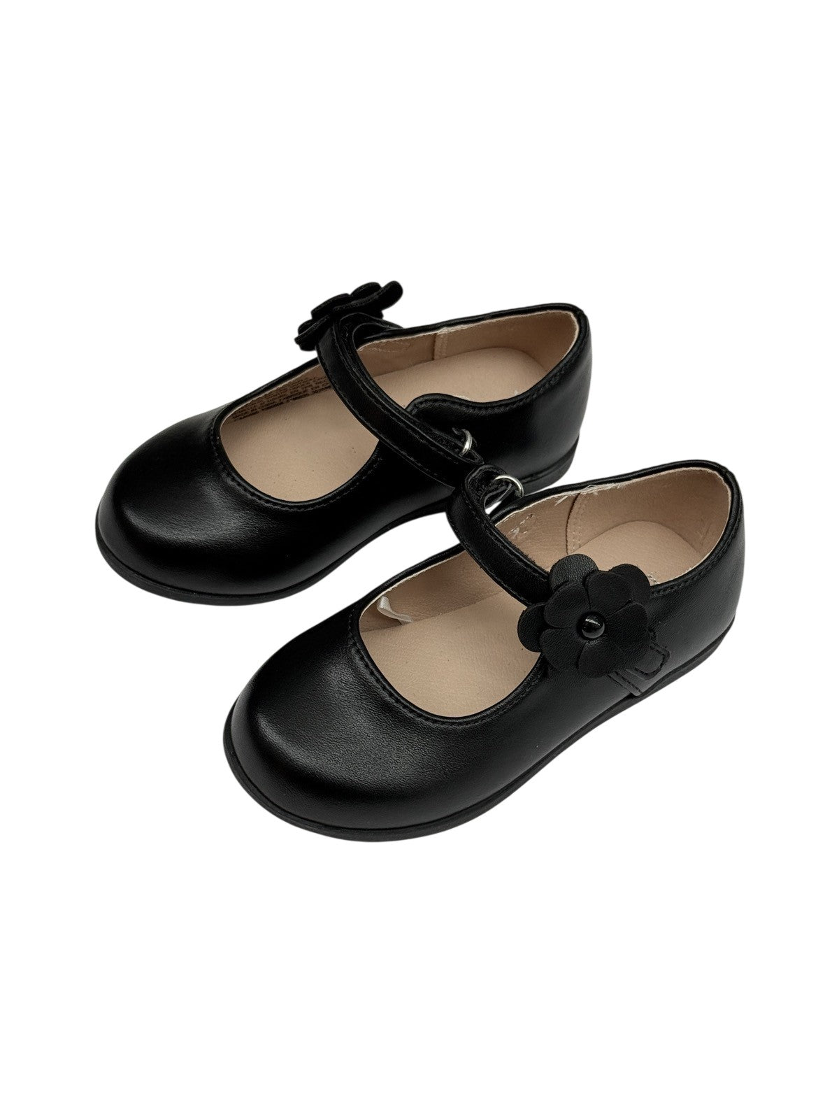 Children's Place Black Flower Mary Jane Size 6
