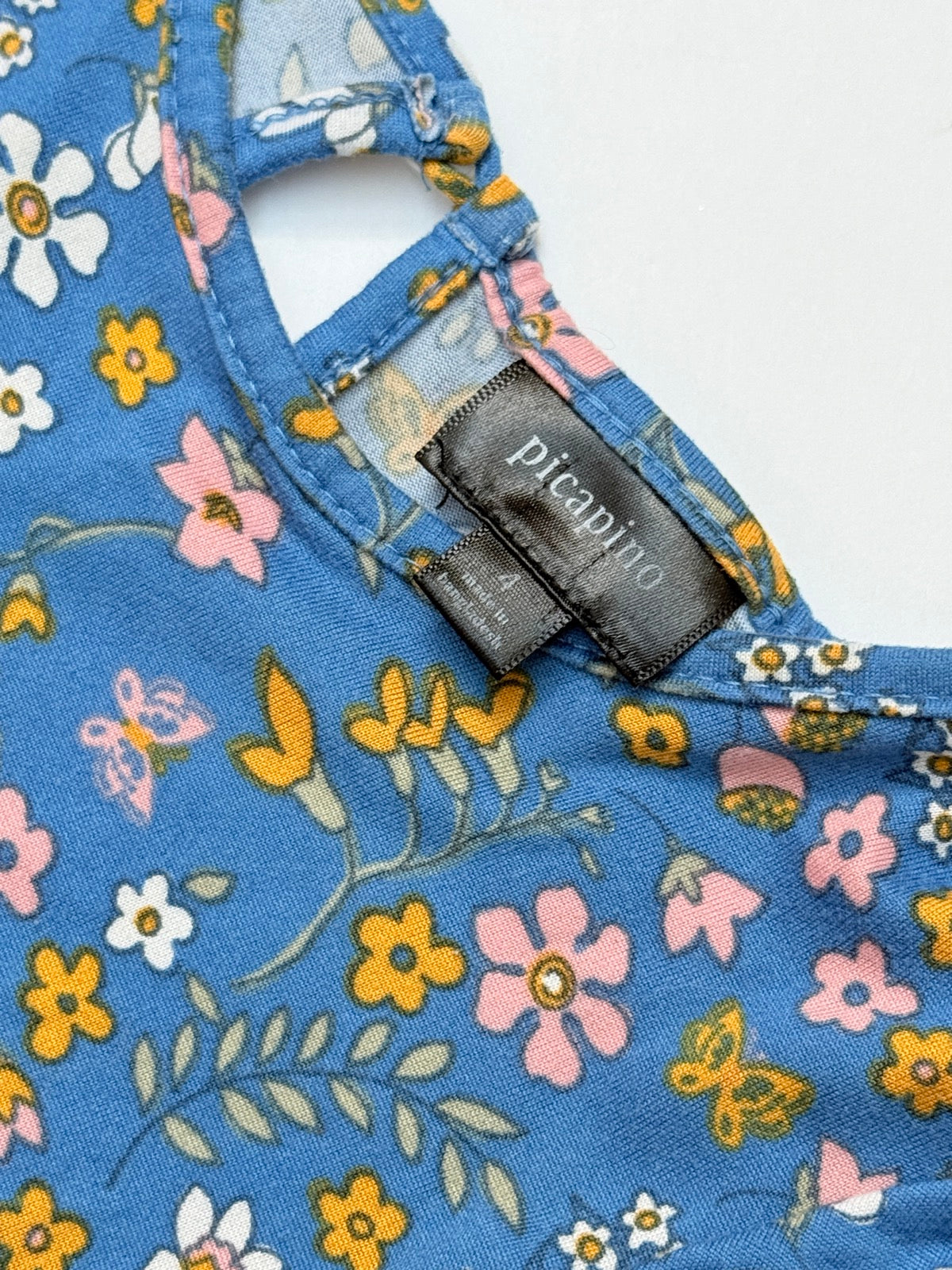 Picapino Floral Romper Size 4