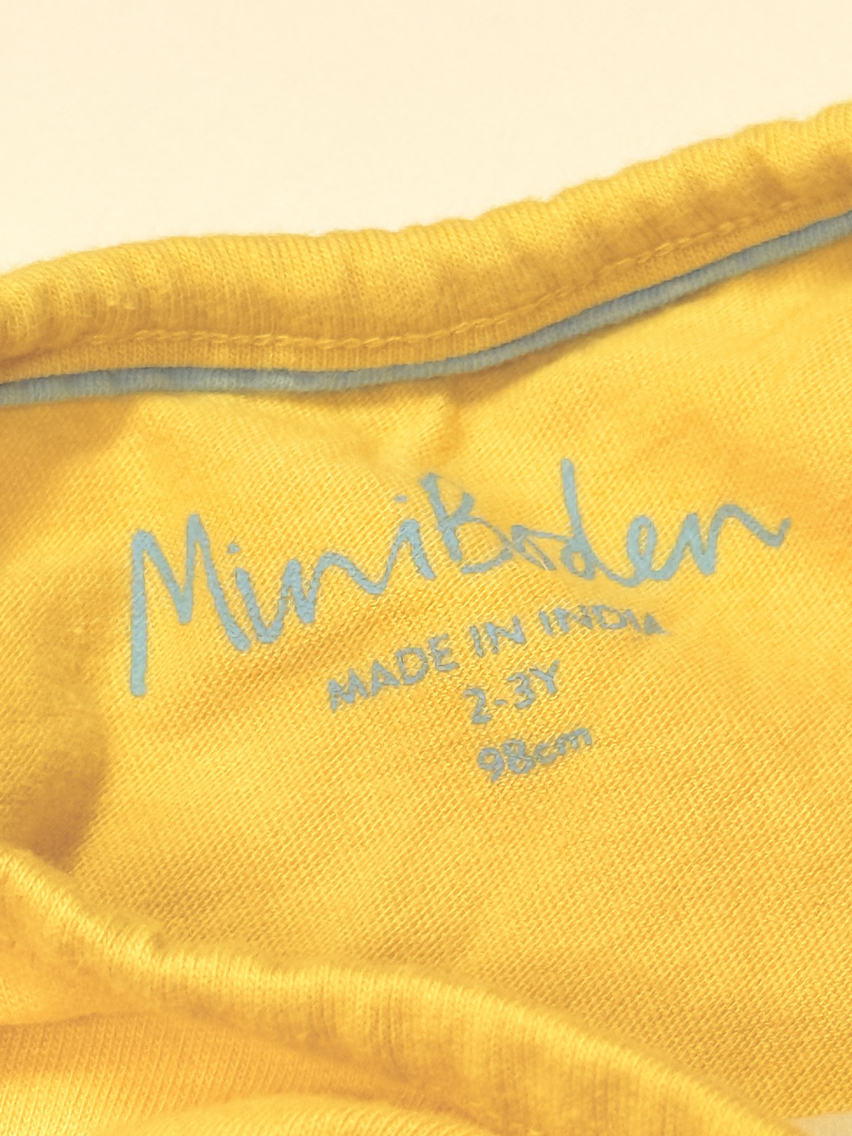 Mini Boden Ice Cream Sundae Yellow T-Shirt 2-3Y