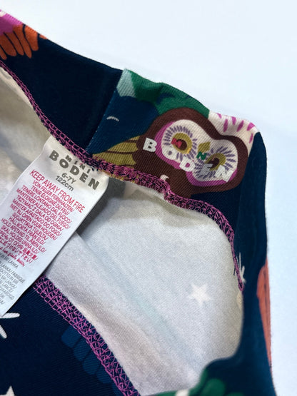 Mini Boden Owl Print Leggings 6-7Y