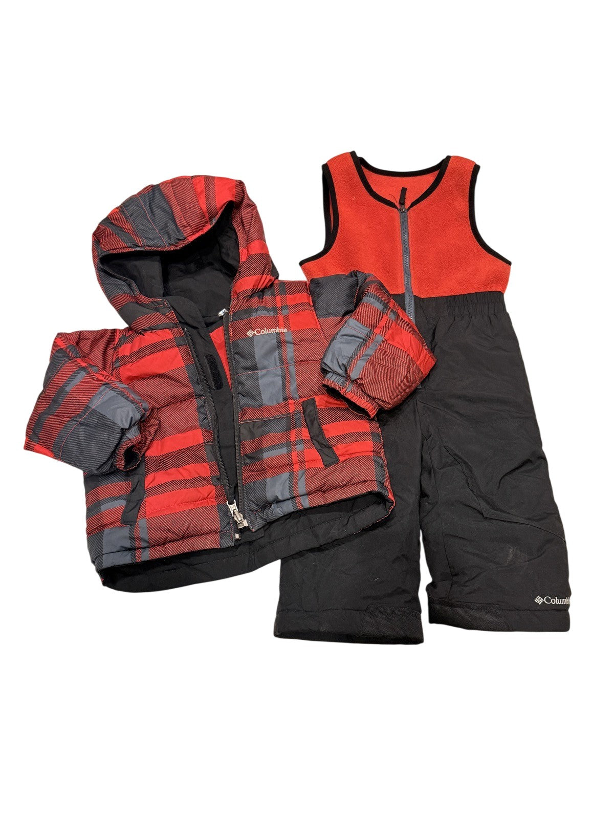Columbia Snow Set Reversible Jacket Bib Pants 24M