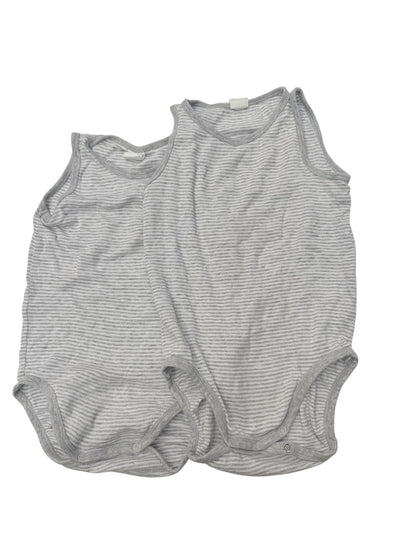 H&M Striped Bodysuit Set 2T