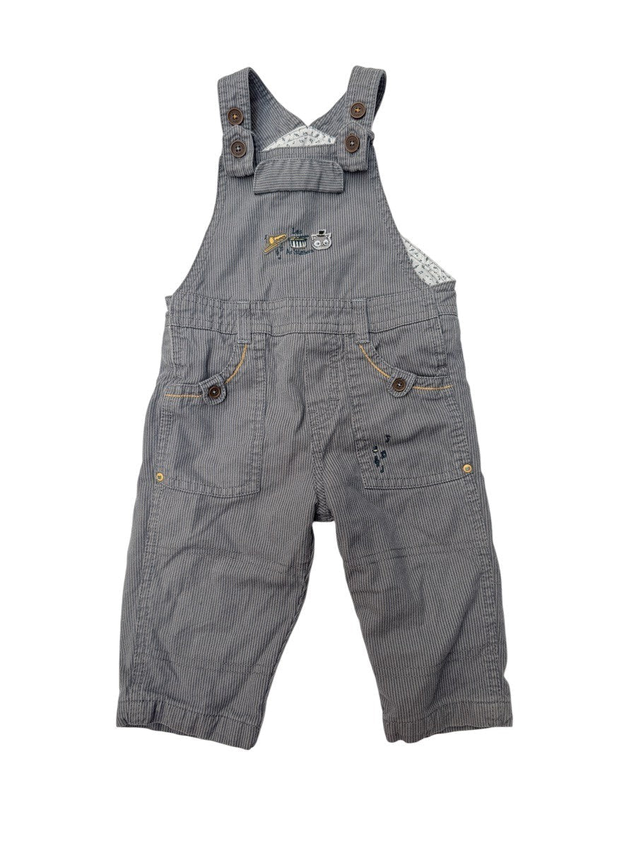 Sergent Major Striped Overalls 9-12M