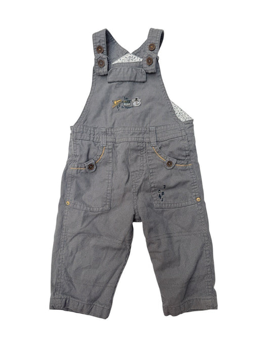Sergent Major Striped Overalls 9-12M