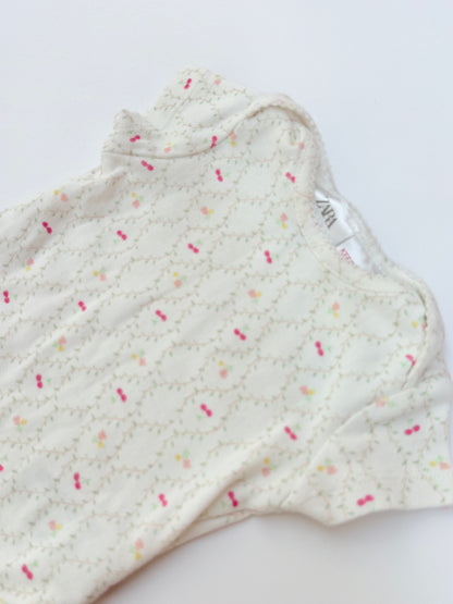 Zara Cherry Print Bodysuit 1-3M