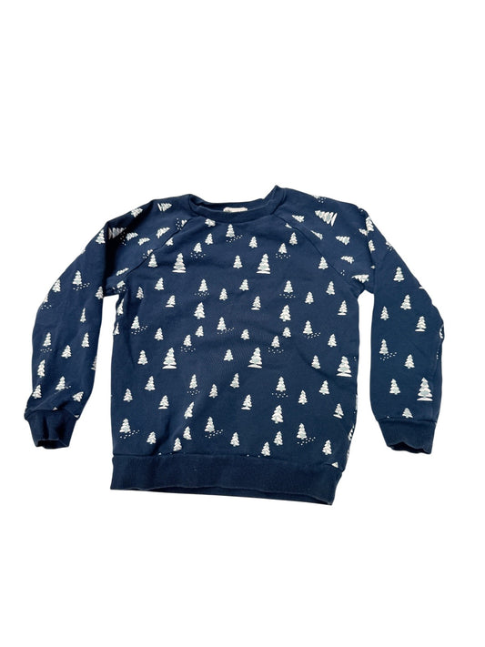 miles the label. Navy Tree Print Sweatshirt 5Y