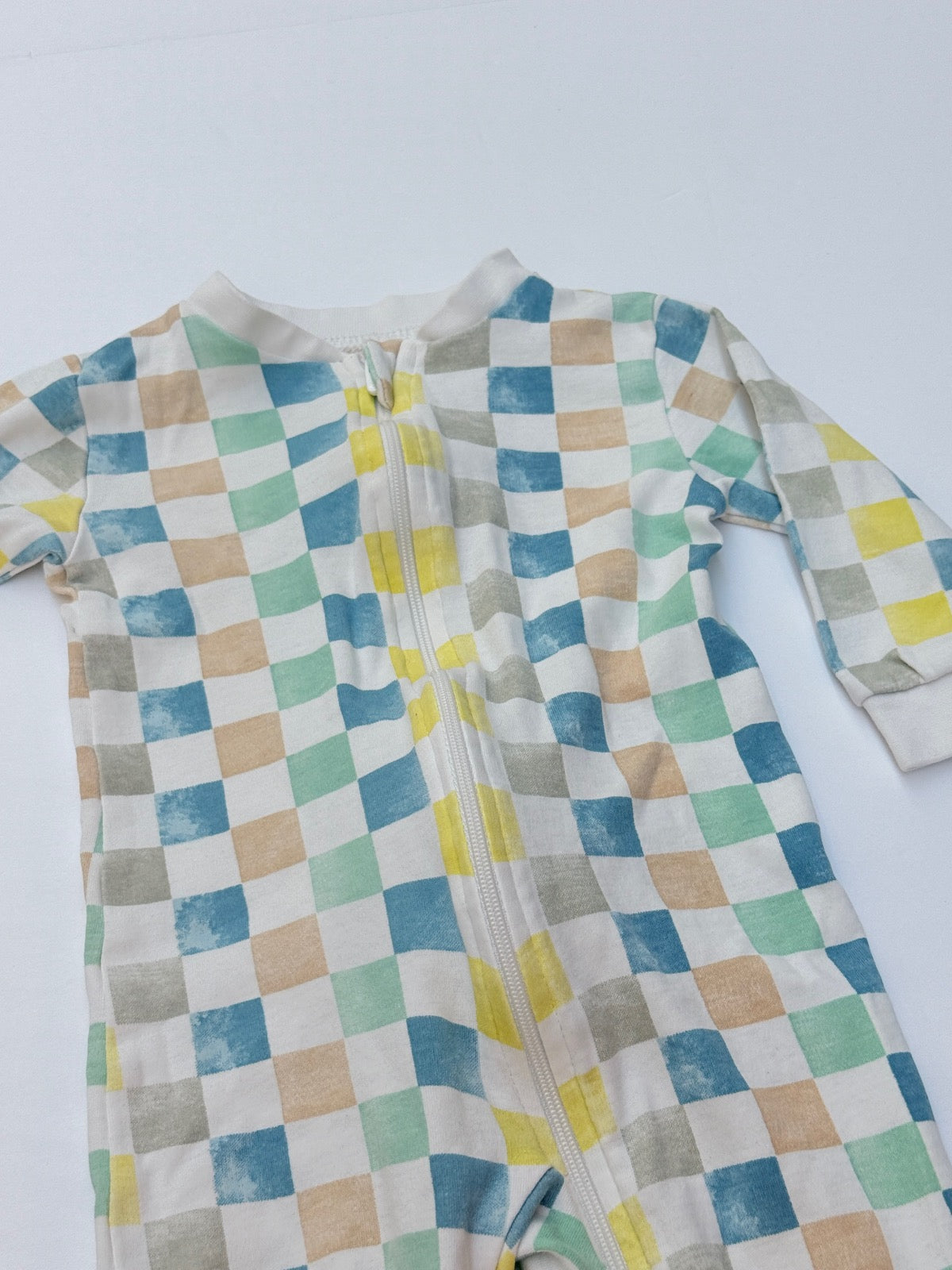 George Baby Checkered Footed Sleeper 3-6M