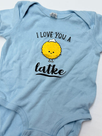 Rabbit Skins Latke Hanukkah Bodysuit 18 Months