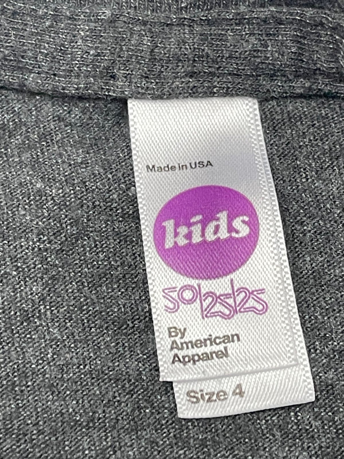 American Apparel Kids Puddle Jumper T-Shirt Size 4
