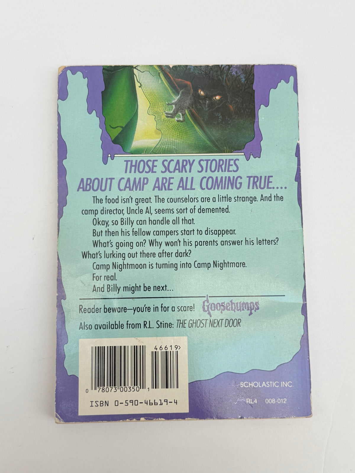 R.L. Stine Welcome to Camp Nightmare