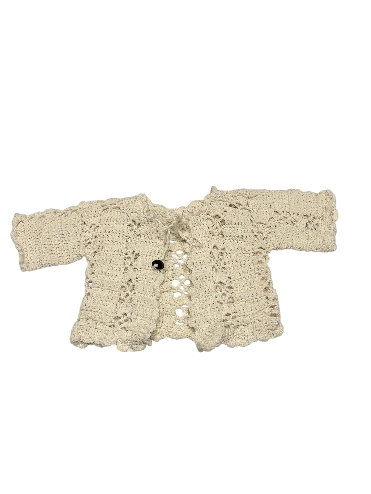Handmade Crochet Baby Cardigan Sweater NB