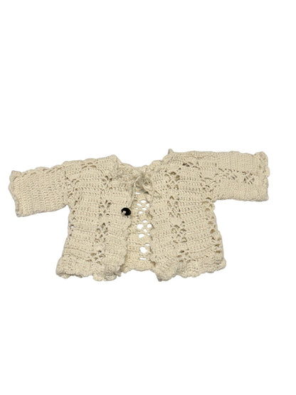 Handmade Crochet Baby Cardigan Sweater NB